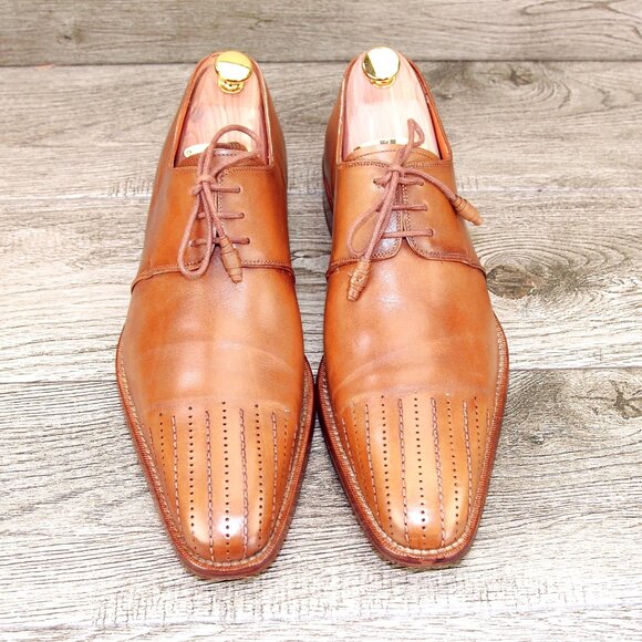 $425 Nordstrom MEZLAN Pedrosa 10 M Derby Tan * add $15 new Trees main image 16